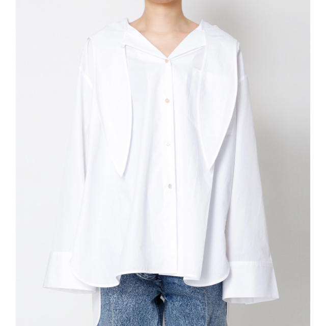 RESTIR(リステア)のaya .k様 専用  SS19 IRENE   Hoodie Shirt レディースのトップス(シャツ/ブラウス(長袖/七分))の商品写真