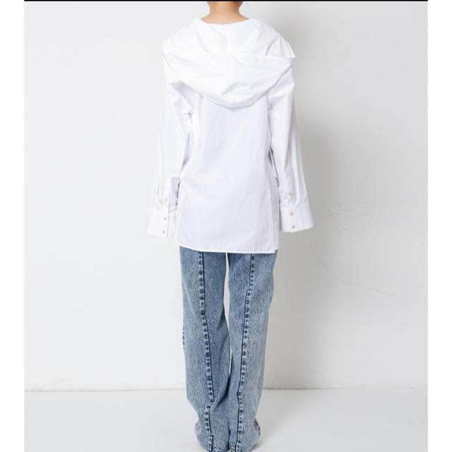 RESTIR(リステア)のaya .k様 専用  SS19 IRENE   Hoodie Shirt レディースのトップス(シャツ/ブラウス(長袖/七分))の商品写真