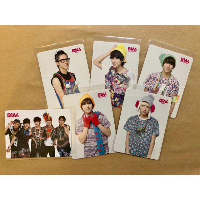 B1A4(ビーワンエーフォー)のB1A4 日本 1st SC 手渡しトレカ 5枚セット ＆ BT トレカ エンタメ/ホビーのタレントグッズ(アイドルグッズ)の商品写真