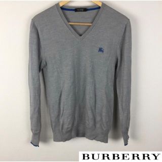 バーバリーブラックレーベル(BURBERRY BLACK LABEL)のバーバリーブラックレーベル 長袖Vネックニット L(ニット/セーター)