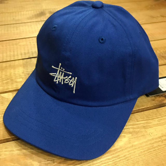 STUSSY - 新品 CAP STUSSY ステューシー ブルー 青 ローキャップ 男女兼用の通販 by CSS USA (ご気軽にコメント