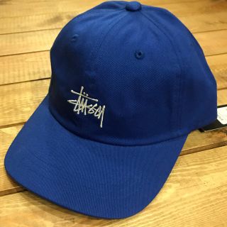 ステューシー(STUSSY)の新品 CAP STUSSY ステューシー ブルー 青 ローキャップ 男女兼用(キャップ)