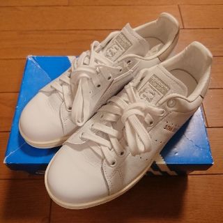 アディダス(adidas)のadidas スタンスミス グレー 24.5 新品 クリアグラナイ(スニーカー)