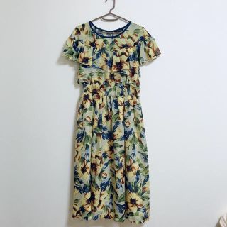 ダブルクローゼット(w closet)の《sale》w closet 花柄シフォンワンピース(ロングワンピース/マキシワンピース)