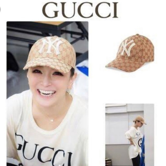 Gucci(グッチ)の GUCCI NY ヤンキース CAP キャップ 浜崎あゆみ gucci グッチ メンズの帽子(キャップ)の商品写真