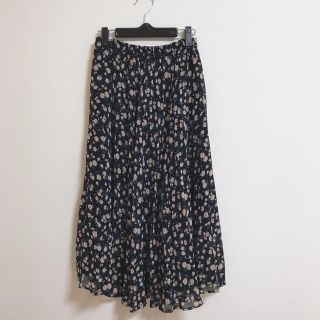 ローリーズファーム(LOWRYS FARM)の《sale》LOWRYS FARM 花柄プリーツスカート(ロングスカート)