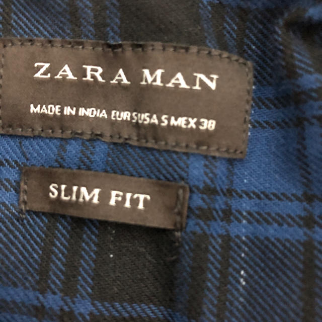 ZARA(ザラ)のZARA ザラ チェックシャツ メンズのトップス(シャツ)の商品写真