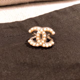 シャネル(CHANEL)のCHANEL シャネル パール リング シルバー(リング(指輪))