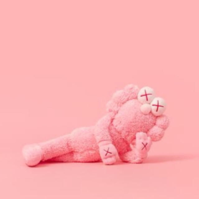 MEDICOM TOY(メディコムトイ)のkaws  bff flash pinc エンタメ/ホビーのおもちゃ/ぬいぐるみ(ぬいぐるみ)の商品写真