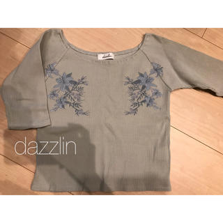 ダズリン(dazzlin)のdazzlin ブルー トップス(カットソー(長袖/七分))