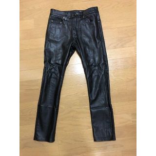 サンローラン(Saint Laurent)のサンローラン★エディ期☆レア★フェイクレザーパンツ(デニム/ジーンズ)