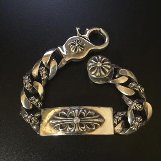 クロムハーツ(Chrome Hearts)の【最終値下げ】【正規品】クロムハーツ IDファンシーチェーンクリップブレスレット(ブレスレット)