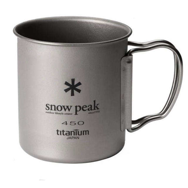 Snow Peak(スノーピーク)のsnowpeak2017雪峰祭春チタンシングルマグ450鯛edition スポーツ/アウトドアのアウトドア(食器)の商品写真