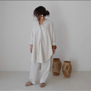 ロンハーマン(Ron Herman)のARGUE COTTON DRESS SHIRT(ひざ丈ワンピース)