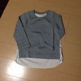 ナンバーヨンジューヨン(n°44)のバッグ切り替えカットソー(Tシャツ(長袖/七分))