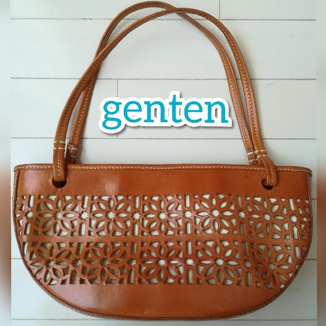 genten - 【genten】マルチカットワークハンドバッグの通販 by アストロムーン's shop｜ゲンテンならラクマ