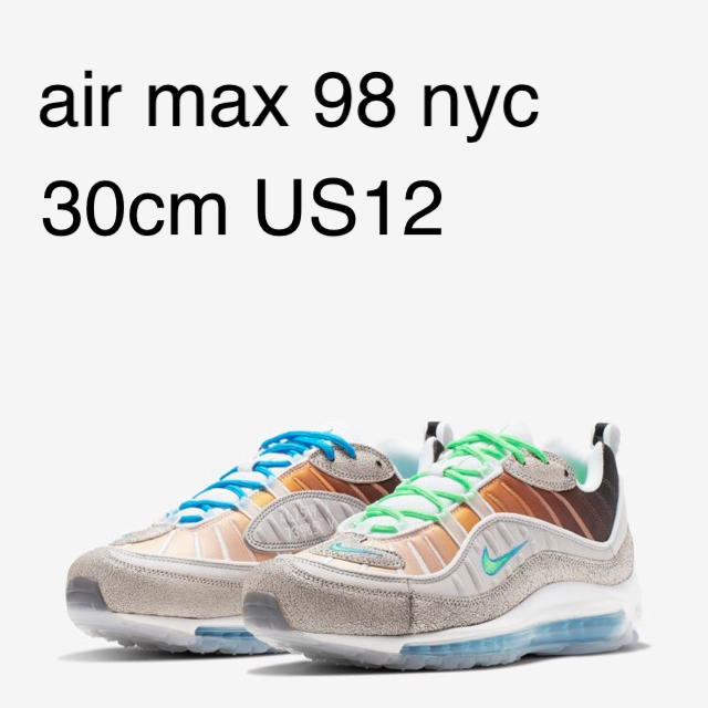 NIKE(ナイキ)のnike air max 98 nyc 30cm US12  メンズの靴/シューズ(スニーカー)の商品写真