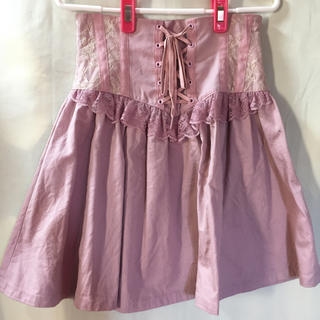 ケイティー(Katie)のKatie corcetti basque skirt(ミニスカート)