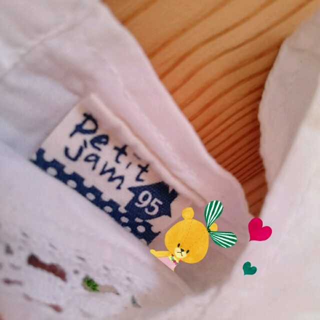 Petit jam(プチジャム)の♡YUKIさま専用♡刺繍カットソー♡ キッズ/ベビー/マタニティのキッズ服女の子用(90cm~)(その他)の商品写真