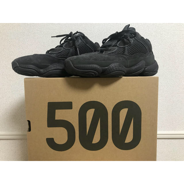 正規品 adidas yeezy 500 Utility Black US7.5