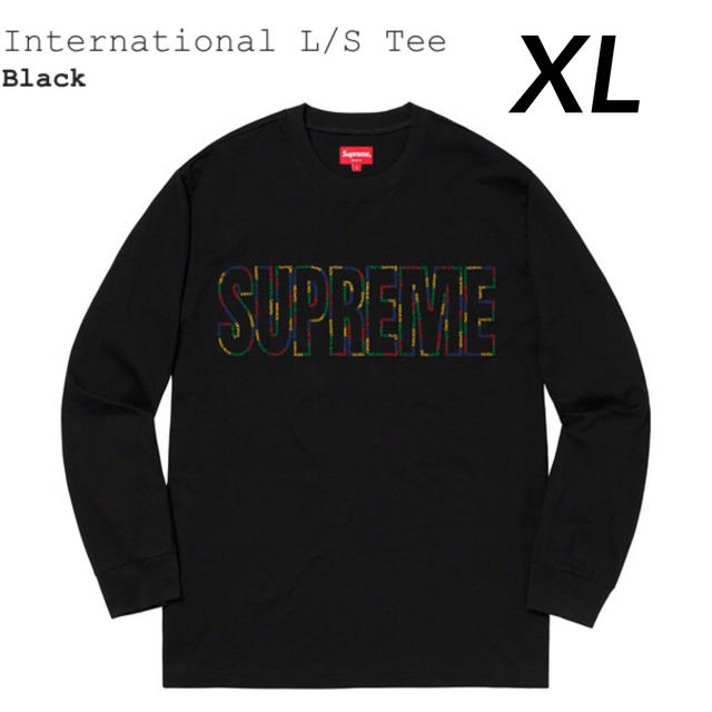 XL Supreme 19SS International L/S Tee 新品