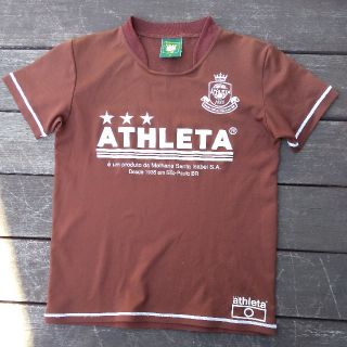 アスレタ(ATHLETA)のブラウン　Ｔシャツ　Ｓ〜Ｍ(Tシャツ(半袖/袖なし))