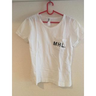 マーガレットハウエル(MARGARET HOWELL)のMHL シンプル白Tシャツ(Tシャツ(半袖/袖なし))