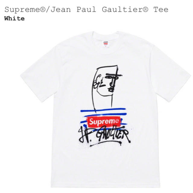 M supreme Jean Paul Gaultier tee white
