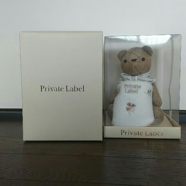 PRIVATE LABEL(プライベートレーベル)のPrivate Label ミニタオル&テディベア レディースのファッション小物(ハンカチ)の商品写真