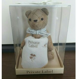 プライベートレーベル(PRIVATE LABEL)のPrivate Label ミニタオル&テディベア(ハンカチ)