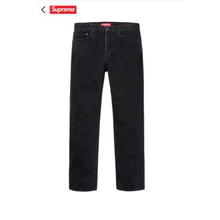 シュプリーム(Supreme)のSTONE WASHED BLACK SLIM JEANS(デニム/ジーンズ)