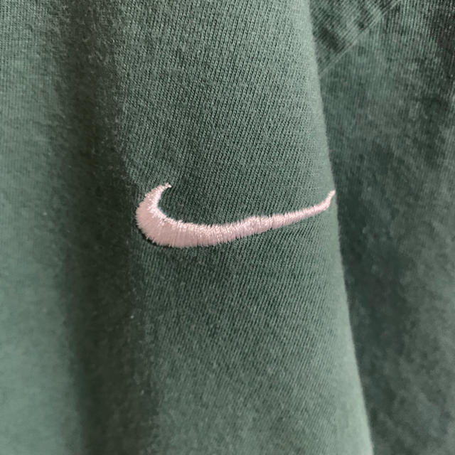 NIKE(ナイキ)の90's NIKE ナイキ ワンポイント スウォッシュ 刺繍Tシャツ M メンズのトップス(Tシャツ/カットソー(半袖/袖なし))の商品写真