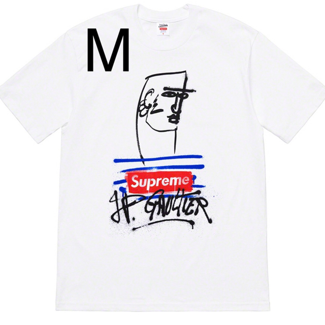 Supreme(シュプリーム)のsupreme×Jean Paul Gaultier Tee  Msize  メンズのトップス(Tシャツ/カットソー(半袖/袖なし))の商品写真
