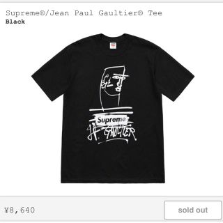 シュプリーム(Supreme)のSupreme Jean Paul Gaultier Tee black M (Tシャツ/カットソー(半袖/袖なし))