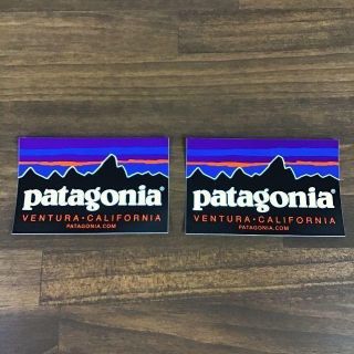 パタゴニア(patagonia)のパタゴニア　ロゴステッカー　P６ロゴ 2枚セット patagonia(ステッカー)