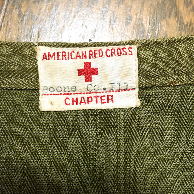40's AmericanRedcrossアメリカンレッドクロス エプロンバック