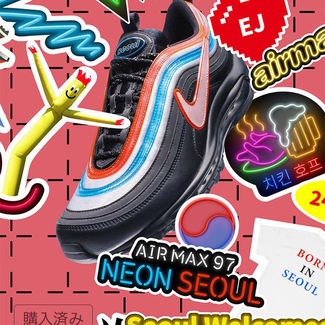 ナイキ エア マックス 97 On Air Seoul Gwang Shin靴/シューズ