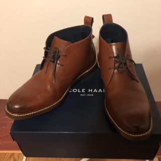 コールハーン(Cole Haan)の【新品/未使用/格安！】コールハーン  チャッカブーツ 26cm（茶色）(ブーツ)