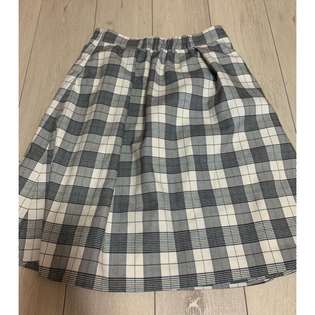 Rew de Rew(ルーデルー)のグレンチェック 巻きスカート レディースのスカート(ひざ丈スカート)の商品写真