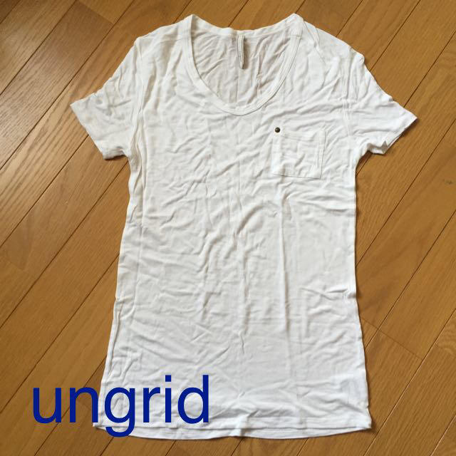 Ungrid(アングリッド)のungrid ベーシックTシャツ レディースのトップス(Tシャツ(半袖/袖なし))の商品写真