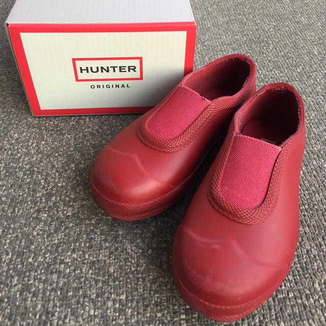 HUNTER(ハンター)のHUNTER キッズレインシューズ 13〜14cm キッズ/ベビー/マタニティのベビー靴/シューズ(~14cm)(長靴/レインシューズ)の商品写真