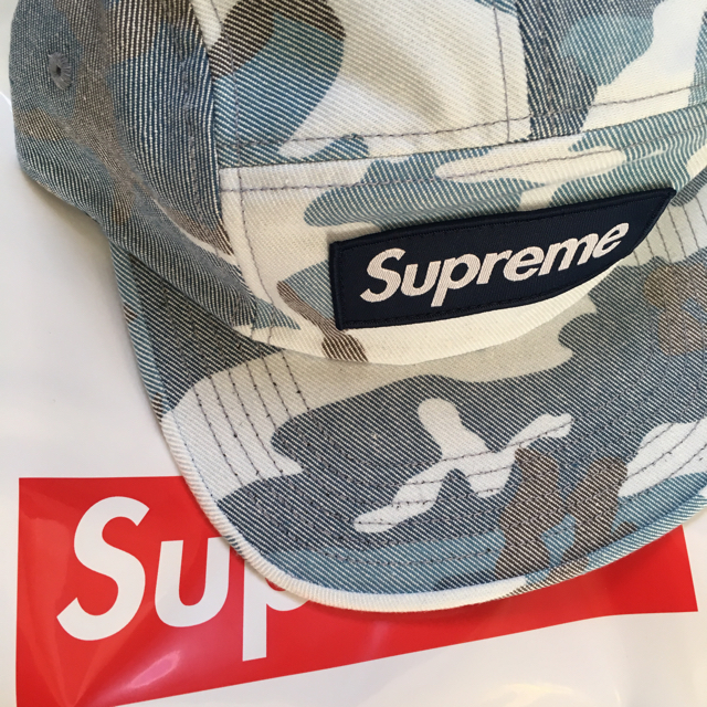 【即納&大特価】  Supreme - cap blue Supreme キャップ