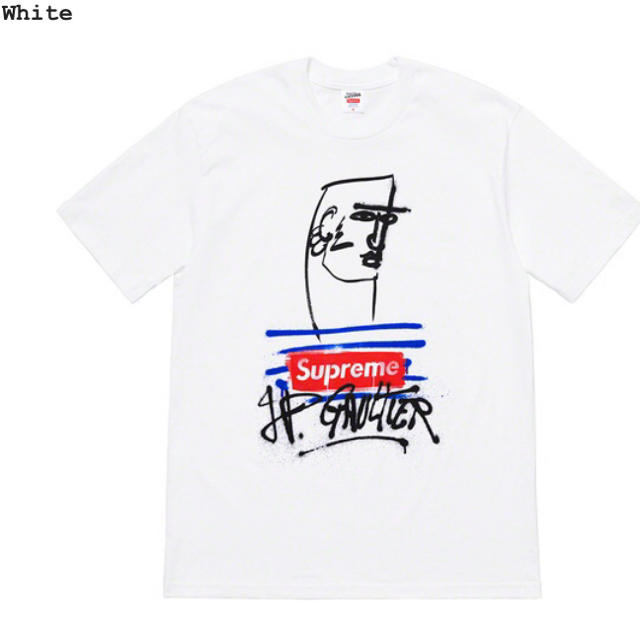 Supreme Jean Paul Gaultier Tee 白 S White