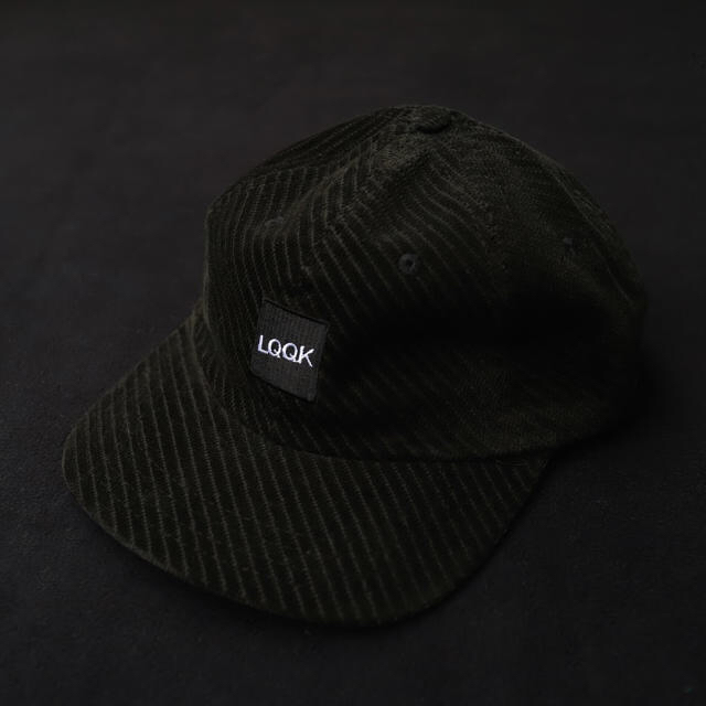 LQQK studio Diagonal Coduroy cap ルックスタジオ