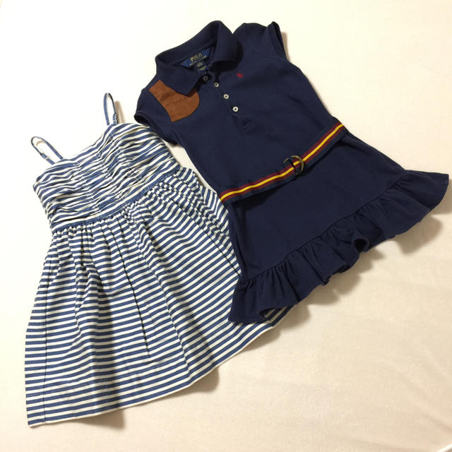 Ralph Lauren(ラルフローレン)のラルフローレン ワンピース セット 3T キッズ/ベビー/マタニティのキッズ服女の子用(90cm~)(ワンピース)の商品写真