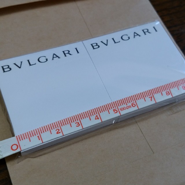 BVLGARI(ブルガリ)のBVLGARI　付箋　ポストイット インテリア/住まい/日用品の文房具(ノート/メモ帳/ふせん)の商品写真