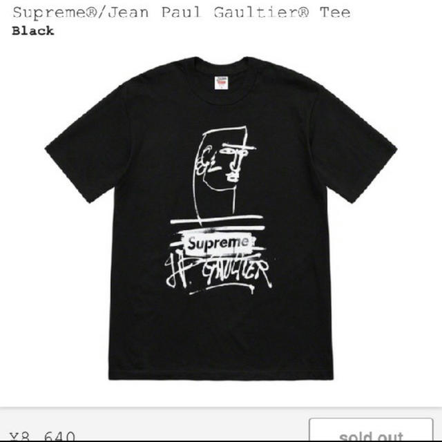 最安値supreme jean paul gaultier tee  Mサイズ