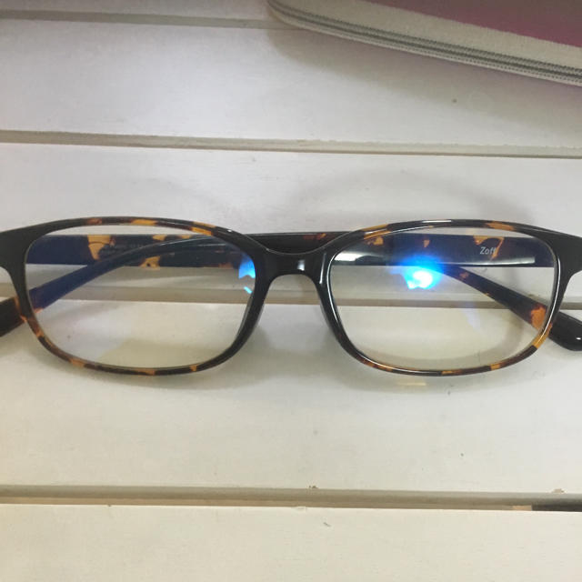 Zoff(ゾフ)の伊達眼鏡ブルーライトカット レディースのファッション小物(サングラス/メガネ)の商品写真