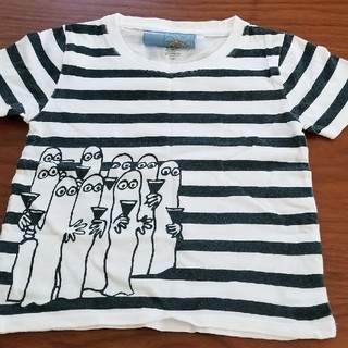 グラニフ(Design Tshirts Store graniph)のgraniph ニョロニョロ 半袖Tシャツ100 ボーダー(Tシャツ/カットソー)