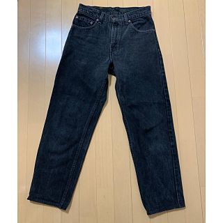 リーバイス(Levi's)のリーバイス 550 アメリカ製ブラック デニム w28 ハイウエスト(デニム/ジーンズ)